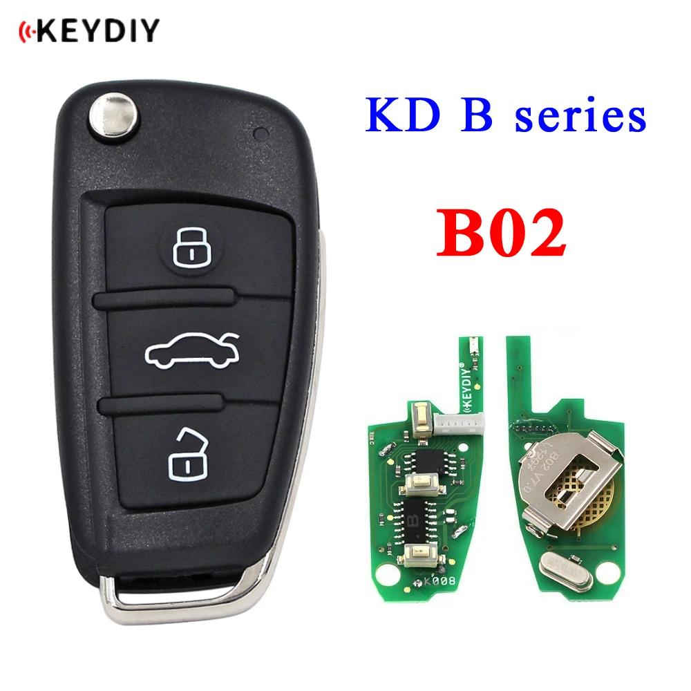 

KEYDIY B Series B02 Universal Remote Control for KD900 KD-MAX URG200 KD-X2 Mini KD To Generate New Remote for Audi A6L Style