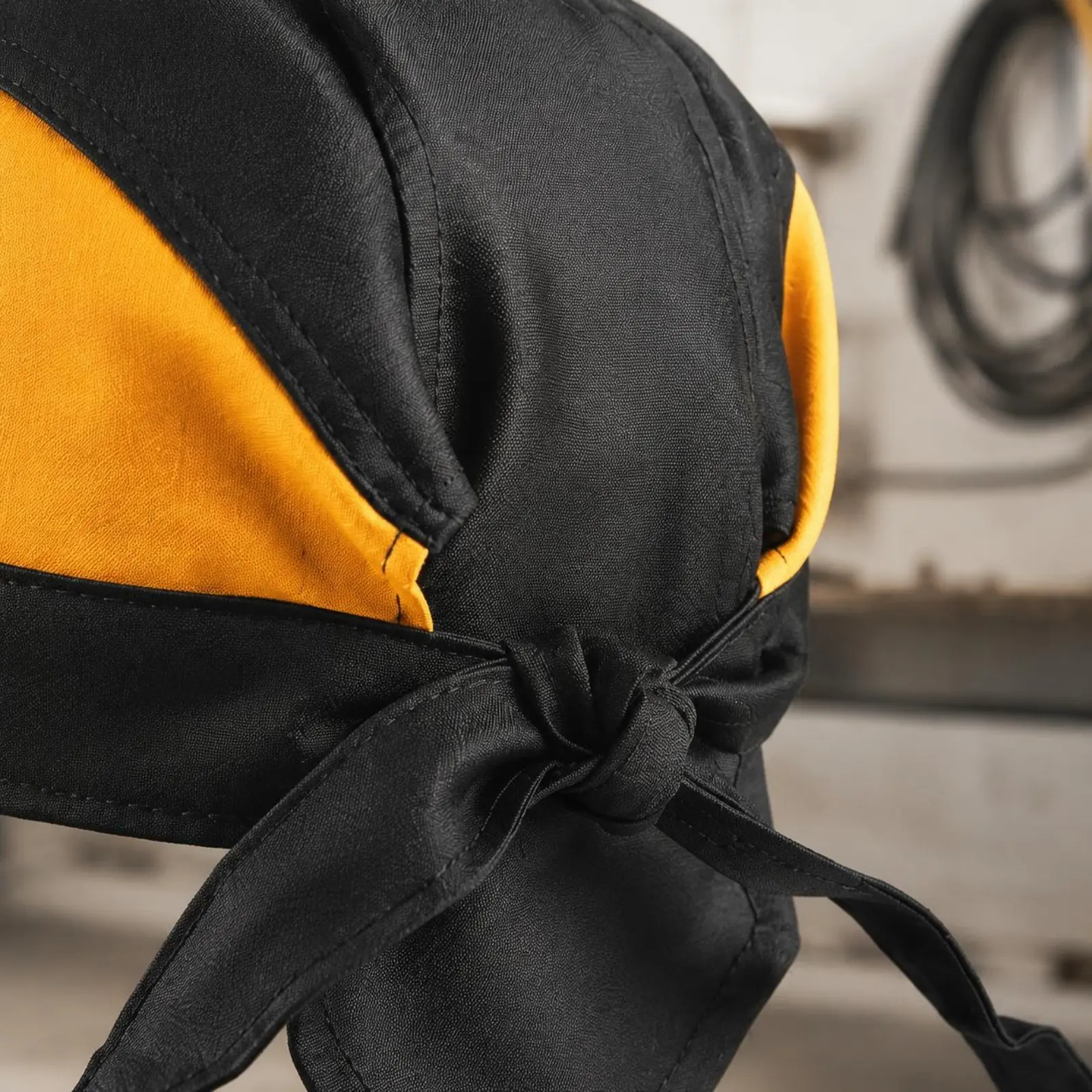 

Flame-Retardant Metal-Joining Hood Heat Resistant Metal-Joining Cap Weld Headscarf Easy to Wash Head Cover Tie-Back Design
