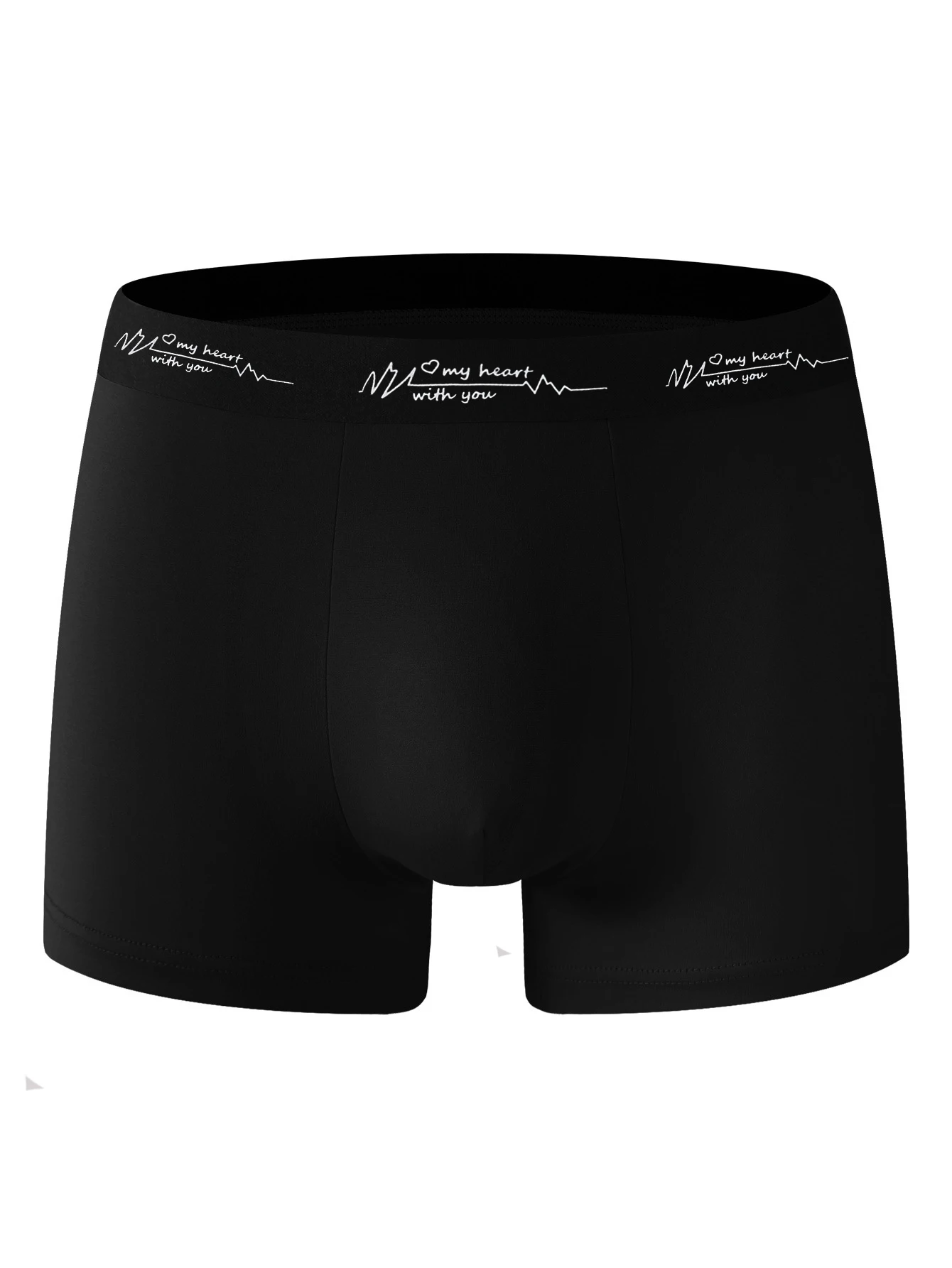 Los nuevos calzoncillos tipo bóxer ajustados son imprescindibles para hombres, ropa interior negra para el verano de 2025, es cómoda de alta calidad.