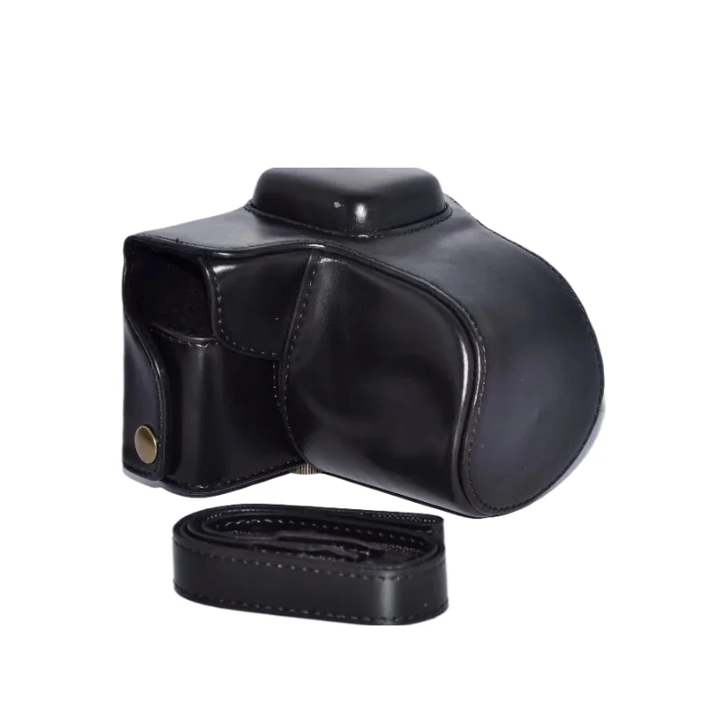 PU Leather Camera Case Bag For Olympus PEN E-PL3 EPL3 EPM1 E-PM1 14-42mm lens Case Cover