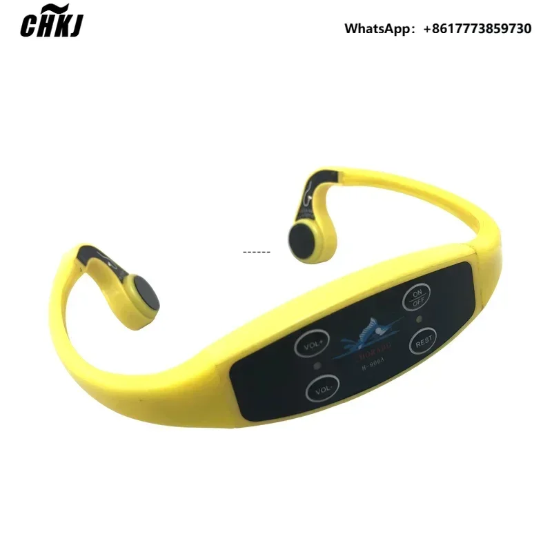 

CHKJ Swimming Bone Conduction Technology Aquatic Sports Trainer Coaching Walkie Talkie Radio Transmitter 7 channels, 120-200m