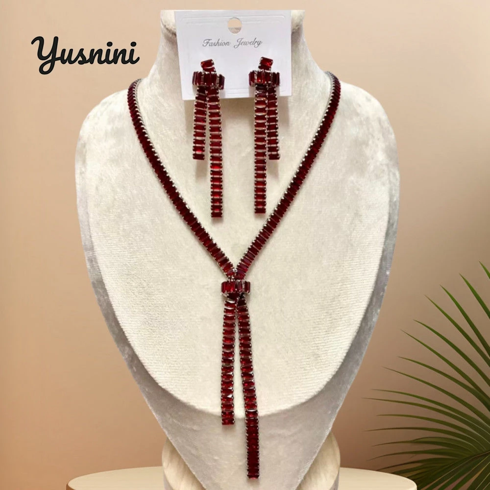 Fashion Africa Middle East Dubai 24K Gold Plated Customized Necklace Earrings for Couples' Wedding Party Jewelry Set DD10804