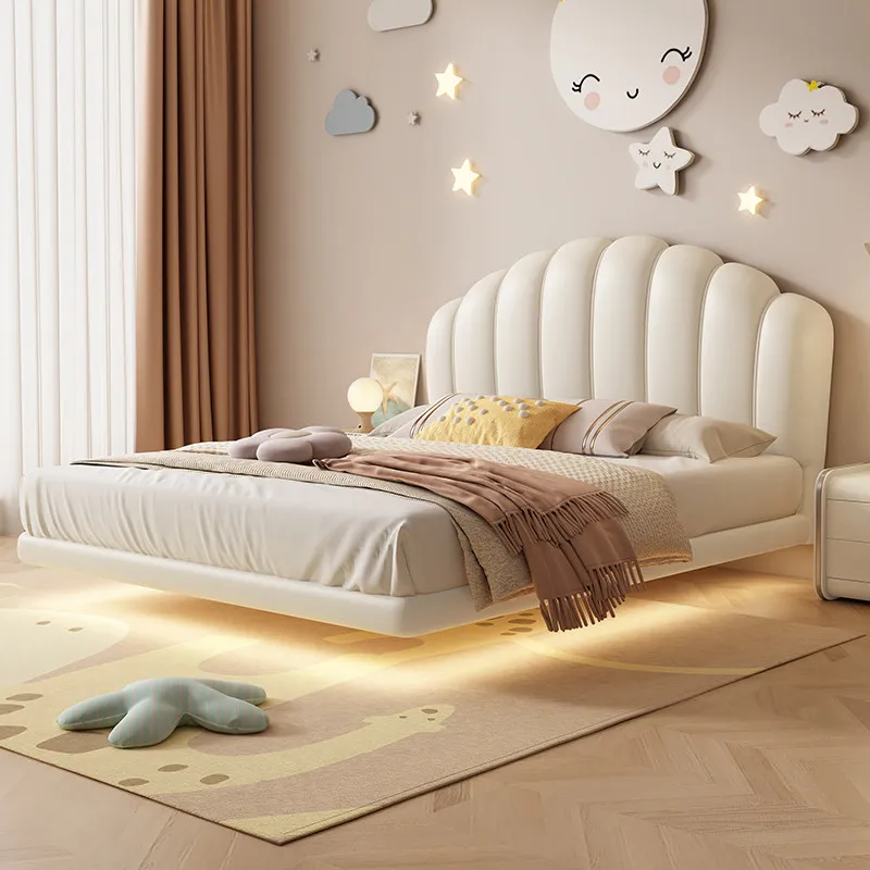 Basic Solid Wood Kids Bed Frame Simple Stable Durable Eco-Friendly Home Bedroom Furniture