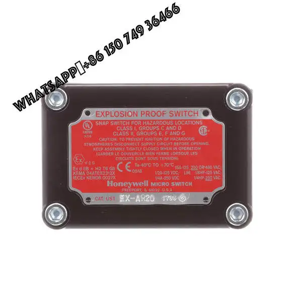

Explosion Proof Side Rotary SPDT Snap Action Limit Switch EX-AR20