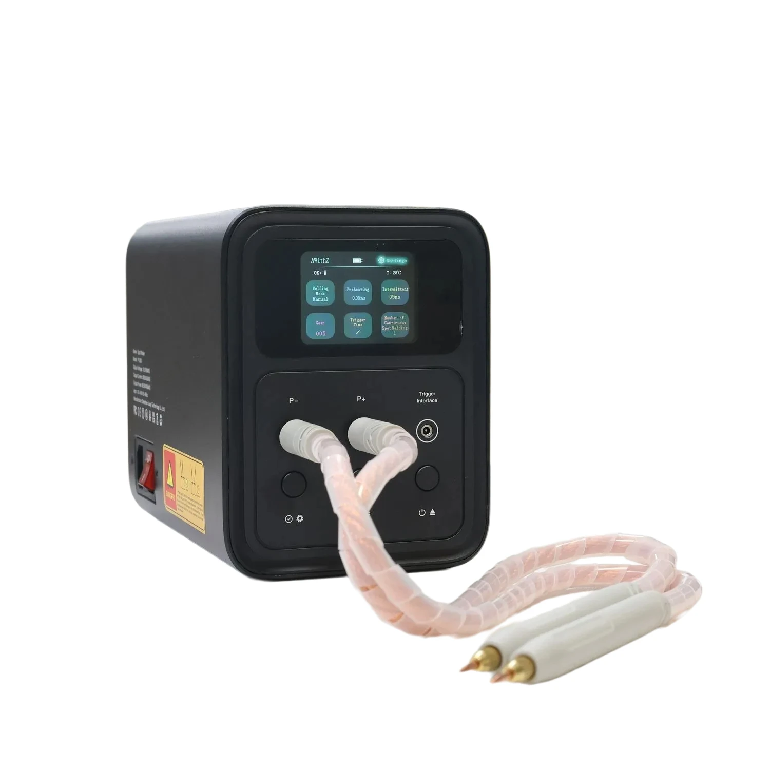 

AWITHZ P120D Spot Welder, 2mm Iron & 0.6mm Aluminum Welding, 10.5V High Efficiency