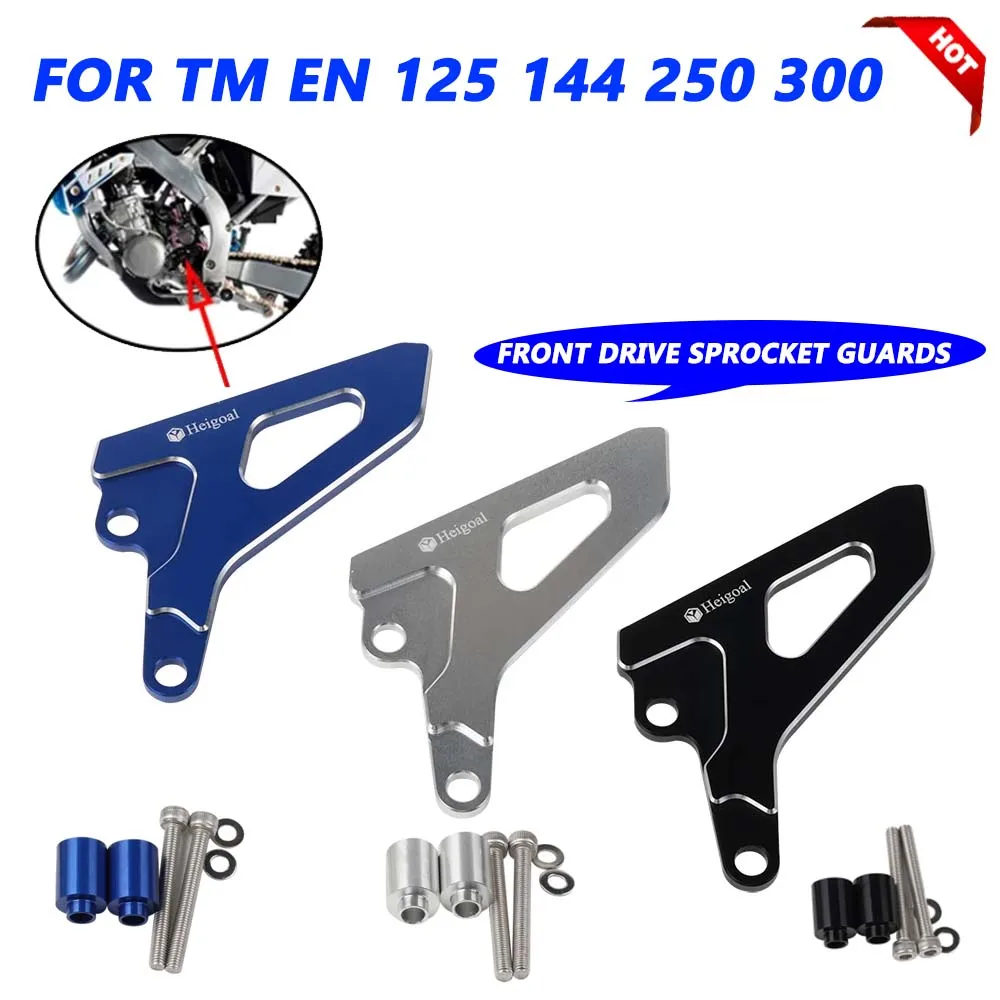 For TM MOTO TM MX 125 250 TM125 MX125 TM EN 144 300 EN300 Motorcycle Accessories Front Sprocket Guard Chain Cover Protector