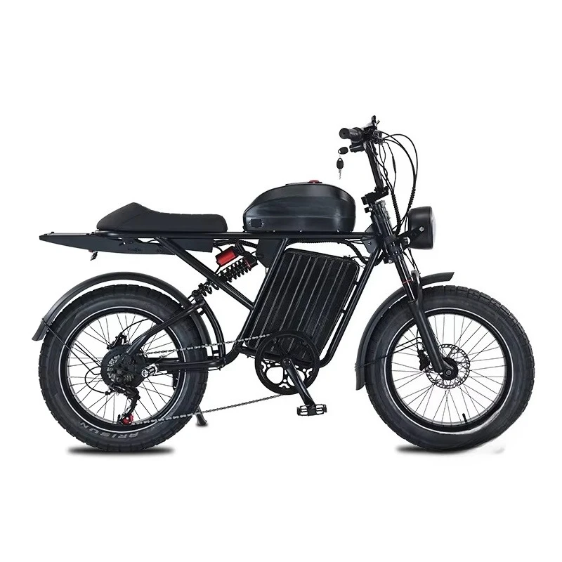 

Гибридный электрический велосипед 1500 Вт с двойным двигателем, электронный велосипед дальнего действия с интеллектуальной электронной литиевой батареей 48 В