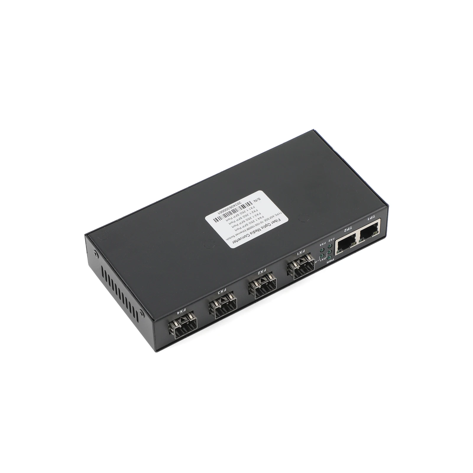 Приемопередатчик 4 SFP на 3 RJ45, 1 шт., гигабитный медиаконвертер SFP, оптоволоконный переключатель 10/100/1000 м с модулем SC SFP 3 км/20 км
