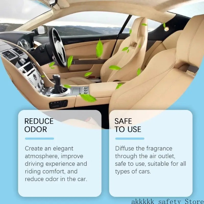 

XXFF Эффективный диффузор запаха автомобильного вентиляционного отверстия, ночная версия, изготовленный с использованием масел в