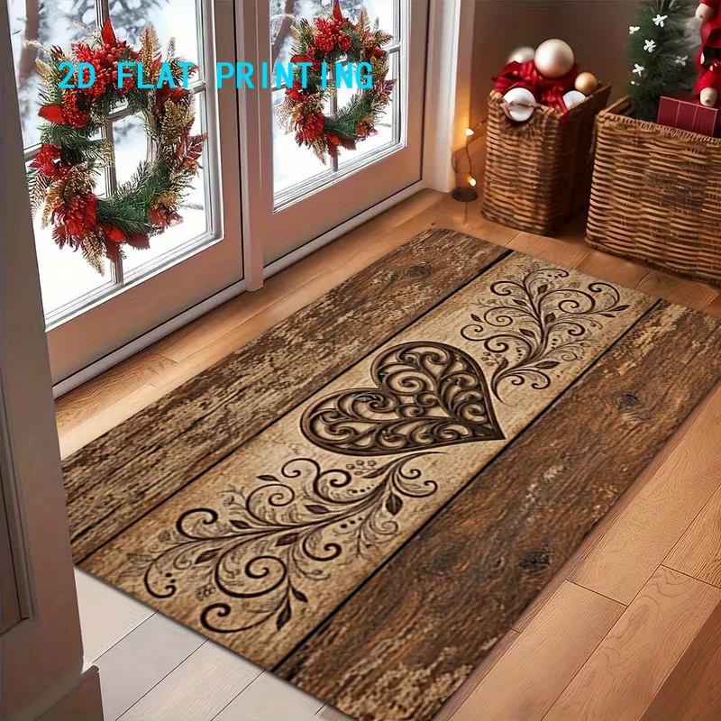 Vintage Mix Tape Cassette Doormat Retro Old Music Tape Graphic Entryway Mat Washable Floor Rug for Music Lover Indoor Home Decor