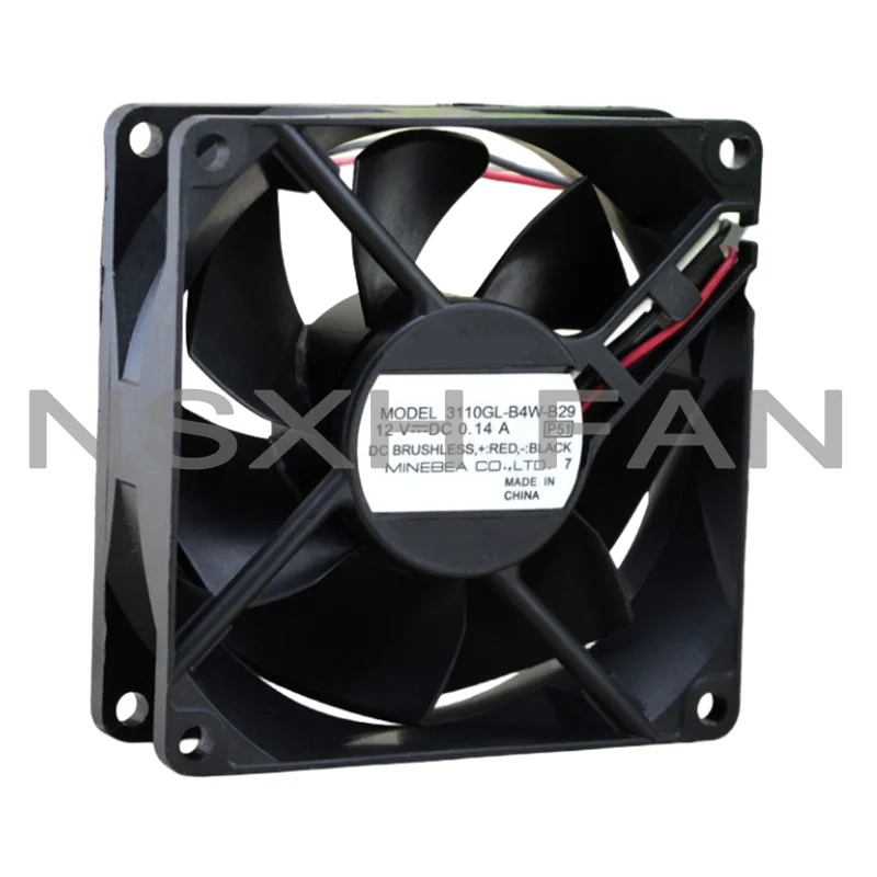 3110GL-B4W-B29 12V 0.14A 8CM 8025 3WIRES COOLING FAN