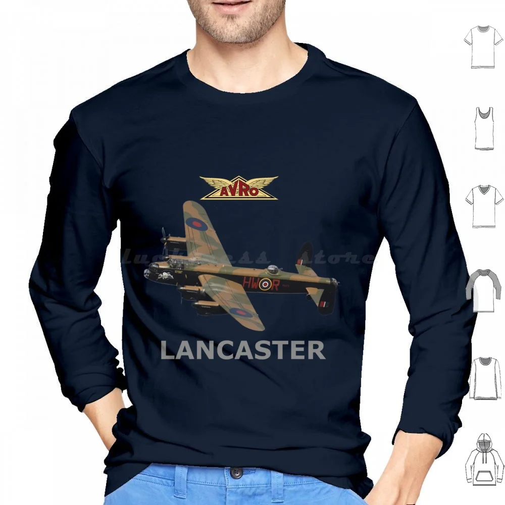 Avro Lancaster Ww2 Heavy Bomber Hoodies Long Sleeve Lancaster Avro Lancaster Lancaster Bomber Raf Bomber Ww2 Avro