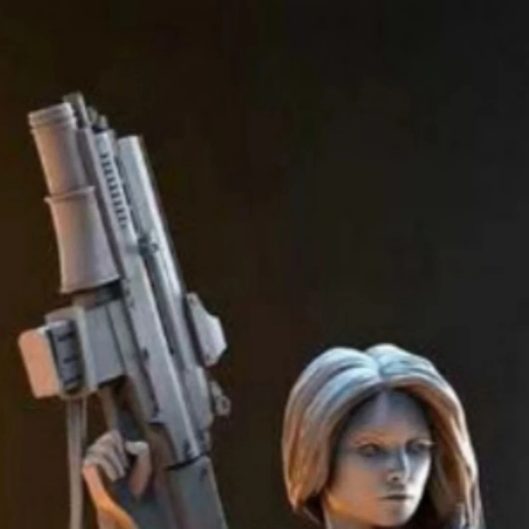 

1/24 Scale Resin Figure Model Kit Armed female soldier Nsfw Unassembled and Unpainted 3D printing DIY toy 221