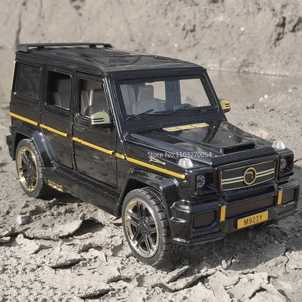 1/24 g65 Umwandlung Legierung Auto Modell Spielzeug Druckguss Metall mit Schall licht Pull-Back-Funktion Offroad-Fahrzeug Kind Geburtstags geschenk