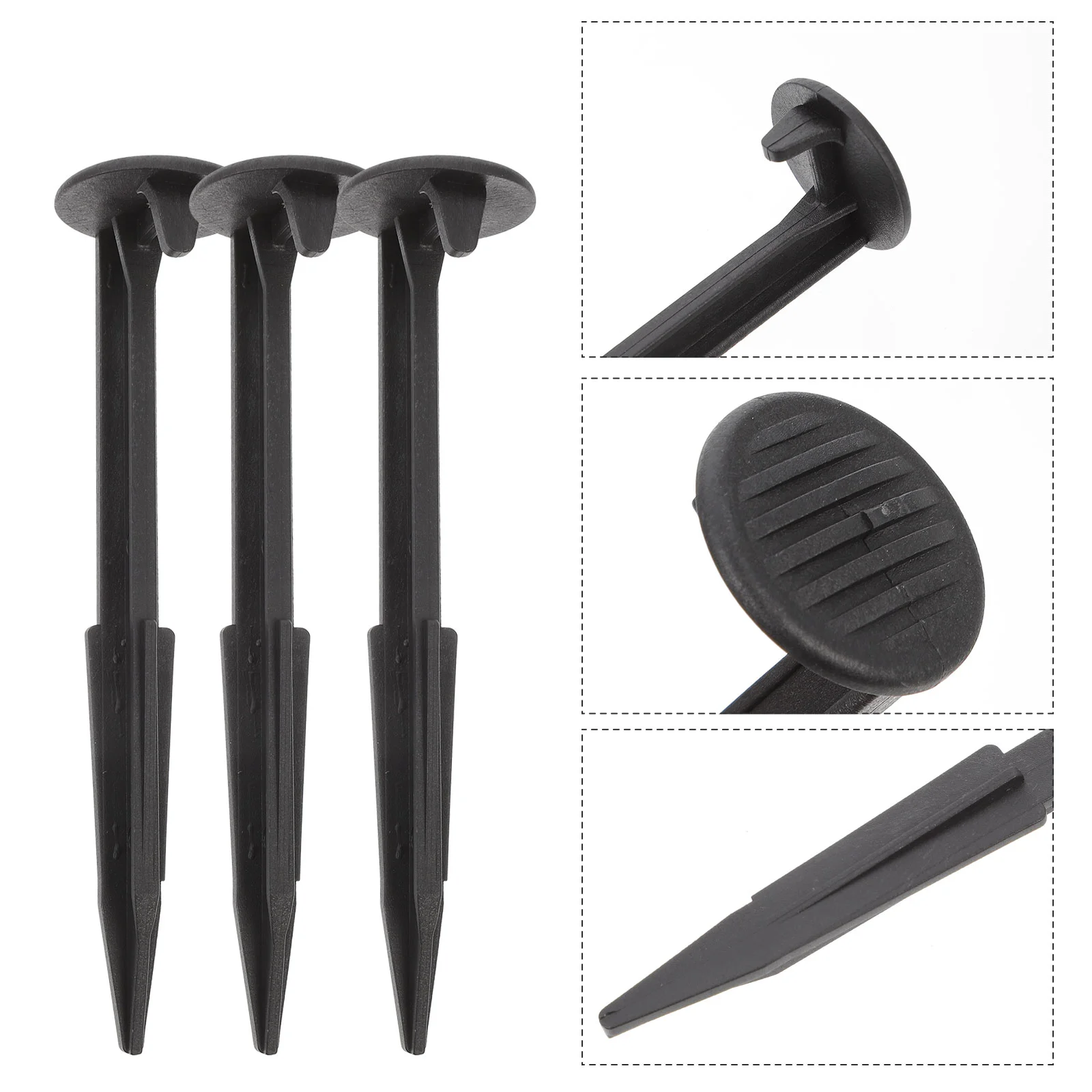 24 Pcs Ground Nail Inflatable Stakes Replacement Camping Outdoor Plastic Spikes for Yard Tent