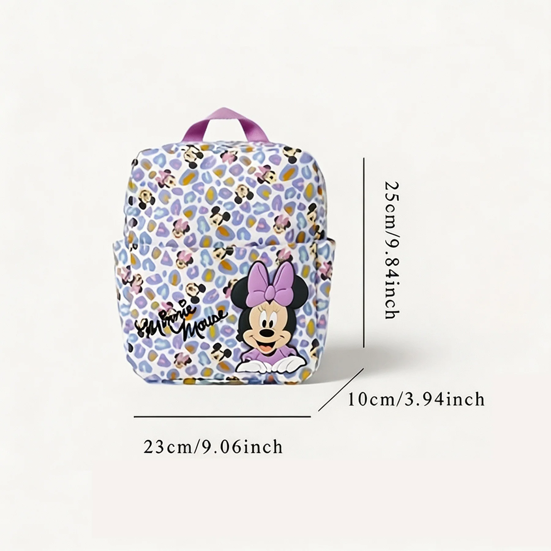 Mesuca Cute Mickey Minnie Cartoon Pencil Bag Lightweight Portable Stationery Case for Students School Daily Marker Storage