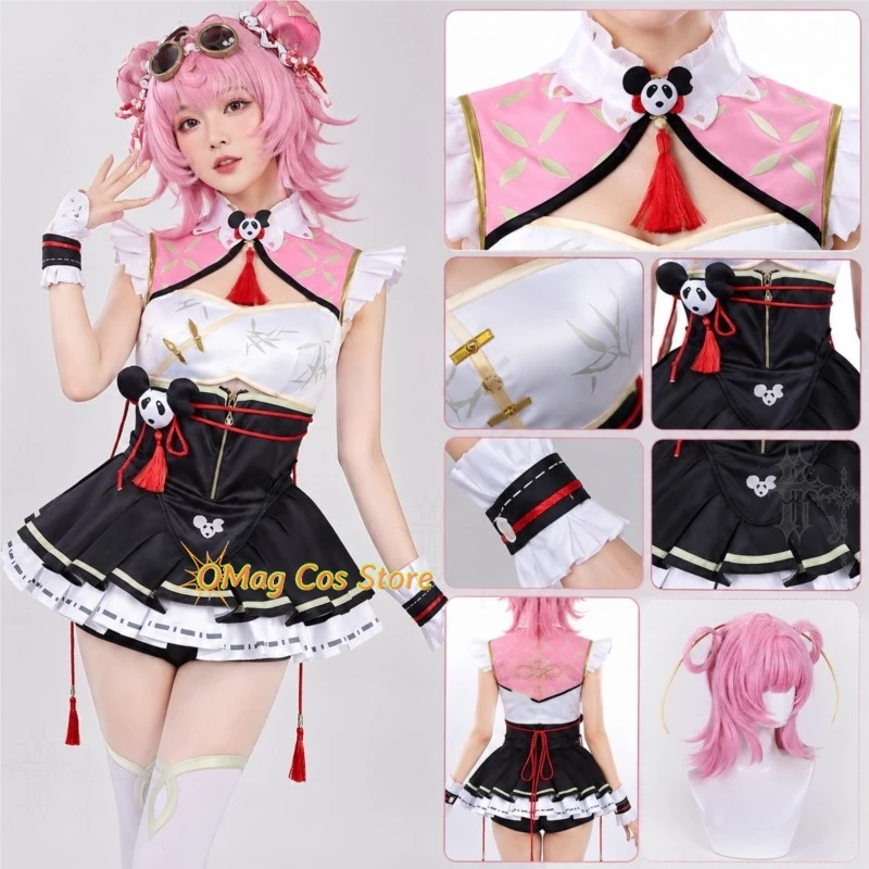 

Neverness To Everness Chiz Green Bamboo Chinese Style Improved Cosplay Costume Anime Game Outfit For Women Ha