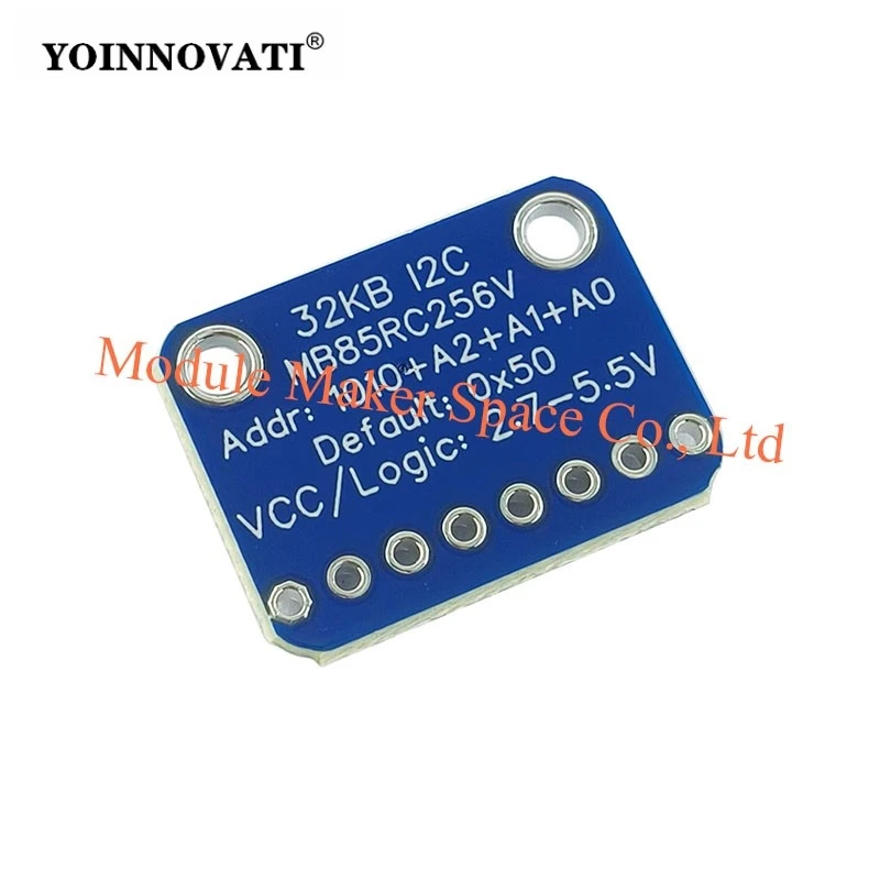 FRAM Memory Module 32KB I2C for Arduino ESP32 MB85RC256V Breakout Board Non-Volatile EEPROM Replacement for IoT Data Logging