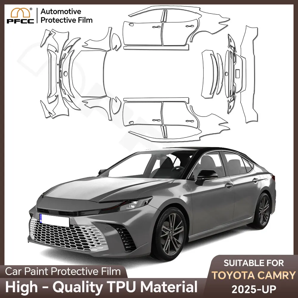 

For Toyota CAMRY 2025 TPU Transparent Sticker Body Accessories Pre-Cut Paint Protection Film Car Clear Kit Sticker car accessori
