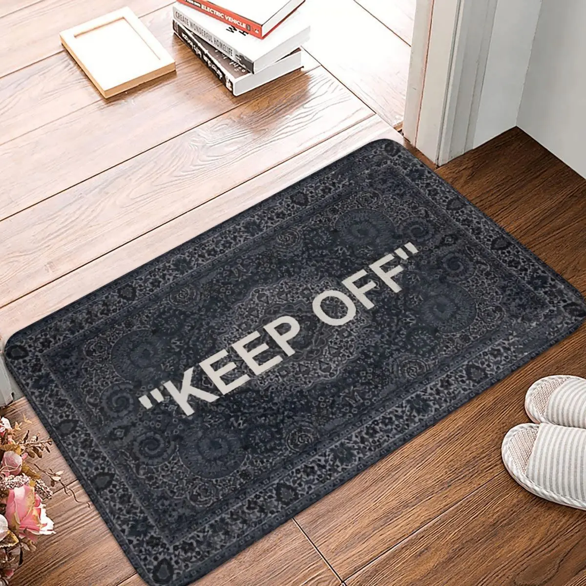 Anti-Slip Doormat Bath Mat Keep Off Hallway Carpet Entrance Door Rug Home Decor