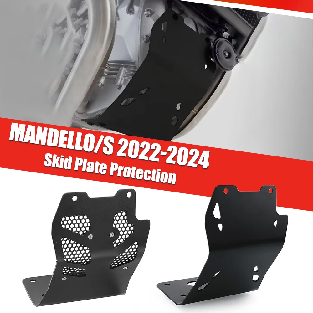 

Skid Plate Bash Frame Guared Protector For Moto Guzzi V100 Mandello/S 2022-2023-2024 Motorcycle Accessories Aluminium V100S