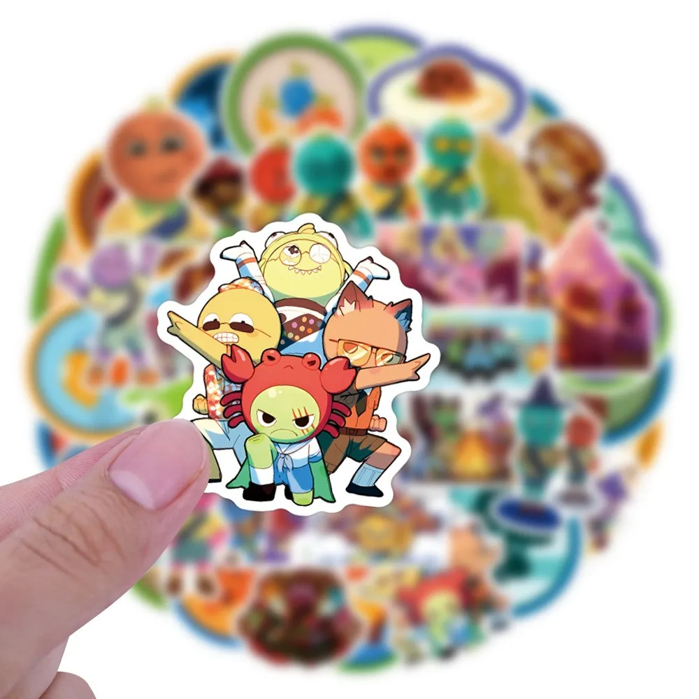 50PCS new stickers "Peak" funny mountain climbing game cartoon scooter guitar water cup cartoon graffiti stickers holiday gift