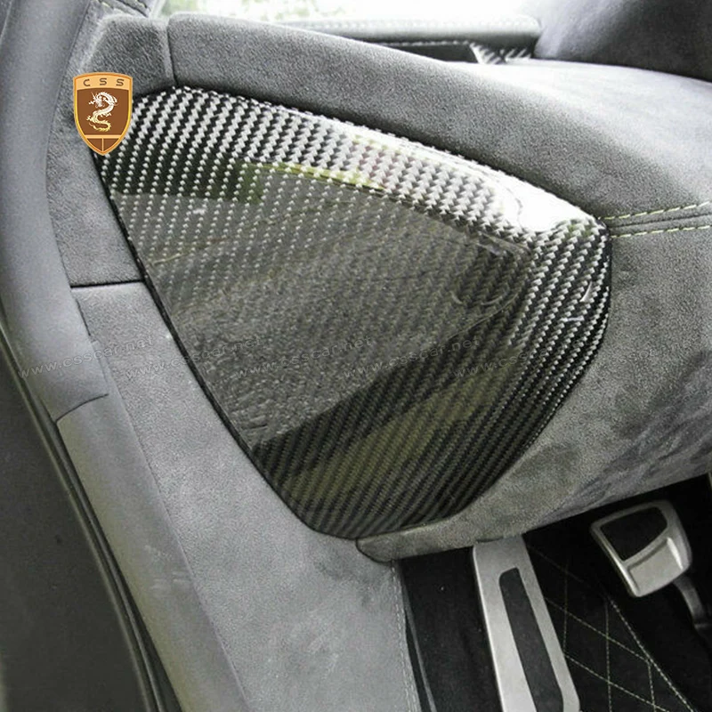 2 Peças de Cobertura do Painel Lateral da Caixa de Armazenamento do Console Central para Lamborghini LP700, Estilo OEM, Acessórios Interiores em Fibra