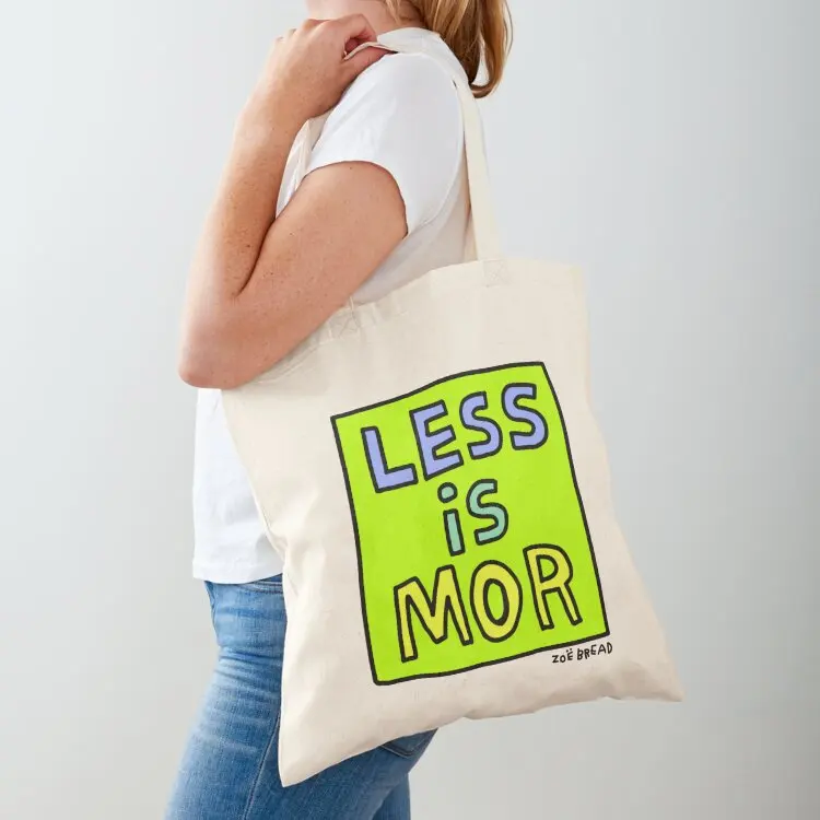 

more is lesss Tote Bag tote bags men Shopper eco bag folding custom bags