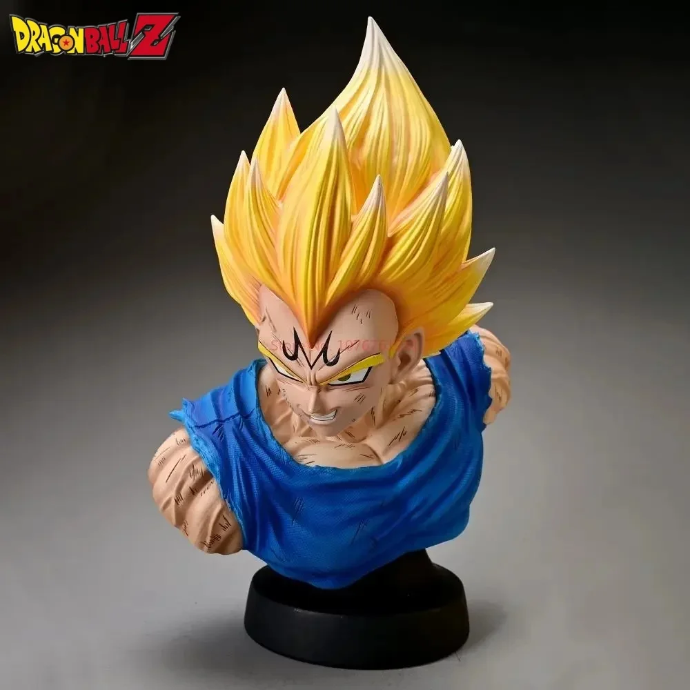 Figuras de acción de Anime Vegeta Iv, figura de Dragon Ball Gk Bust, Super Saiyan Vegeta, modelo de Pvc, juguete de colección, regalo de cumpleaños, 37cm