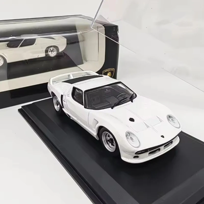 Diecast 1/43 escala Nura Miura SVJ Roadster 1981 aleación simulación coche modelo colección exhibición juguetes regalos recuerdos