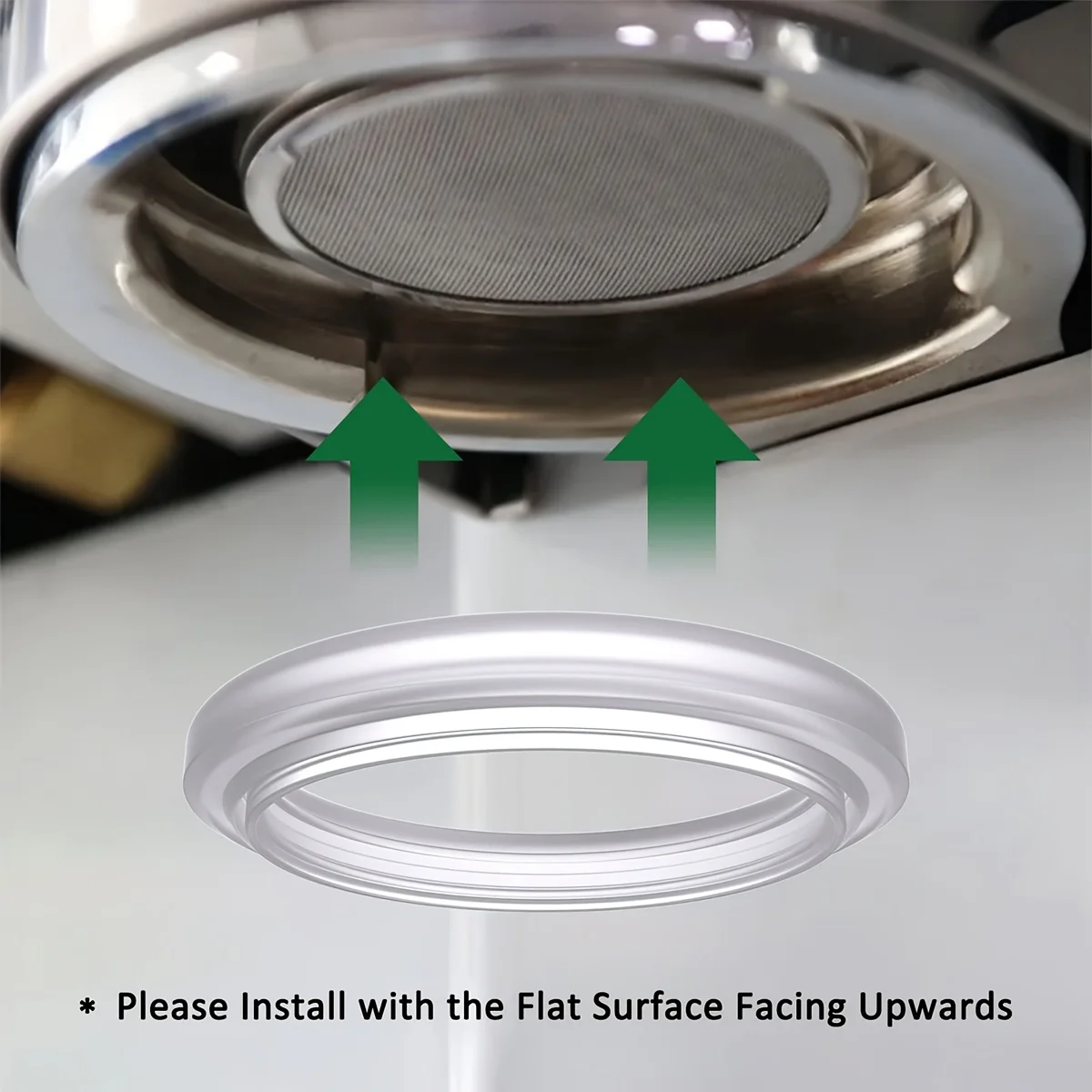 Silicone Steam Ring Silicone Gasket Compatible with Delonghi EC685R, EC695.BK, EC695.M, EC695R, EC685/EC680/EC850/860
