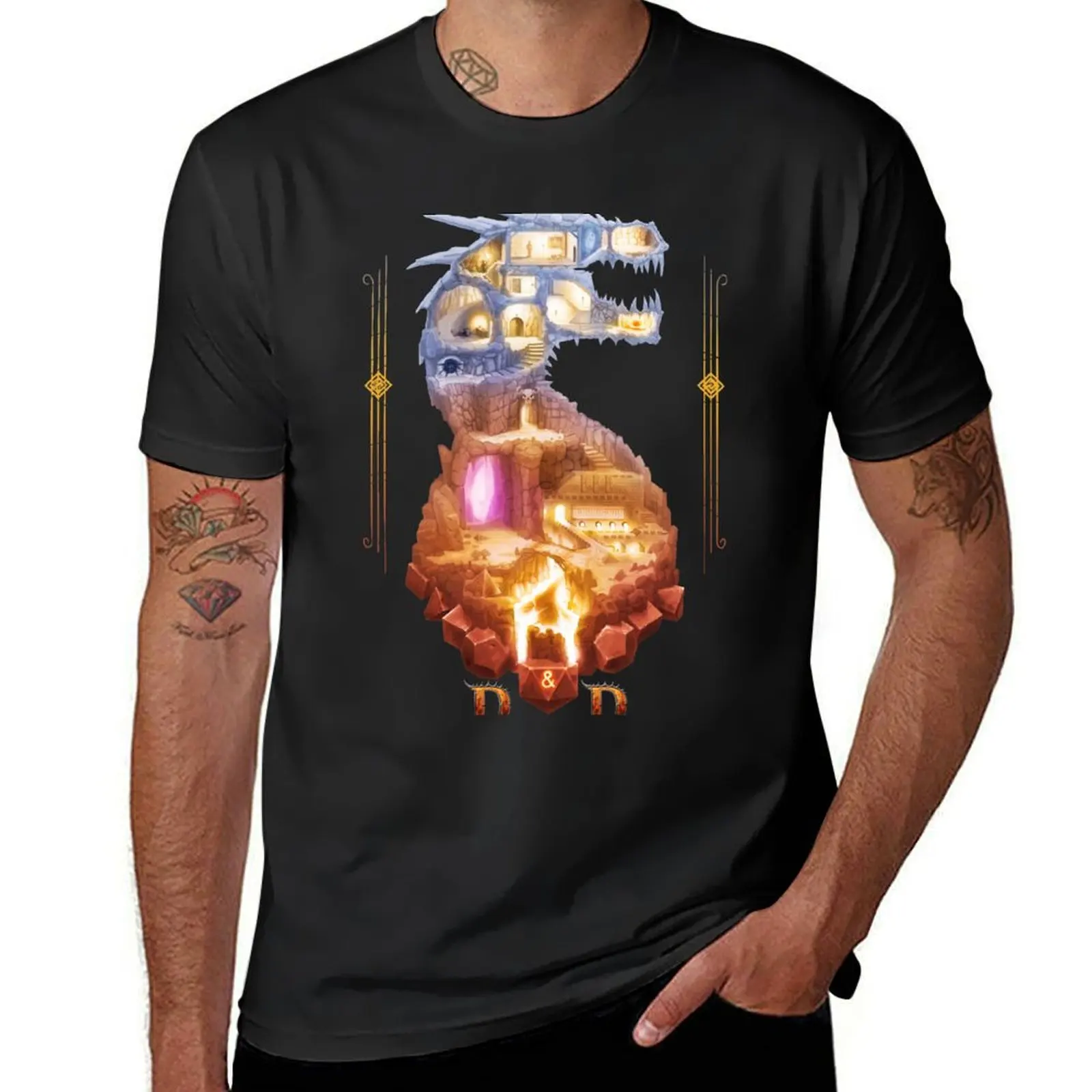 

The Dragon Dungeon T-Shirt funny gifts animal prinfor boys anime shirt shirts graphic mens t shirt graphic