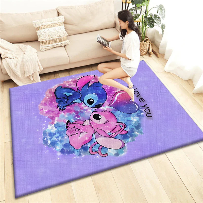 Alfombras de Anime con estampado 3D de punto de moda, sala de estar de dibujos animados, dormitorio, área grande, alfombra suave, hogar, habitación de niños