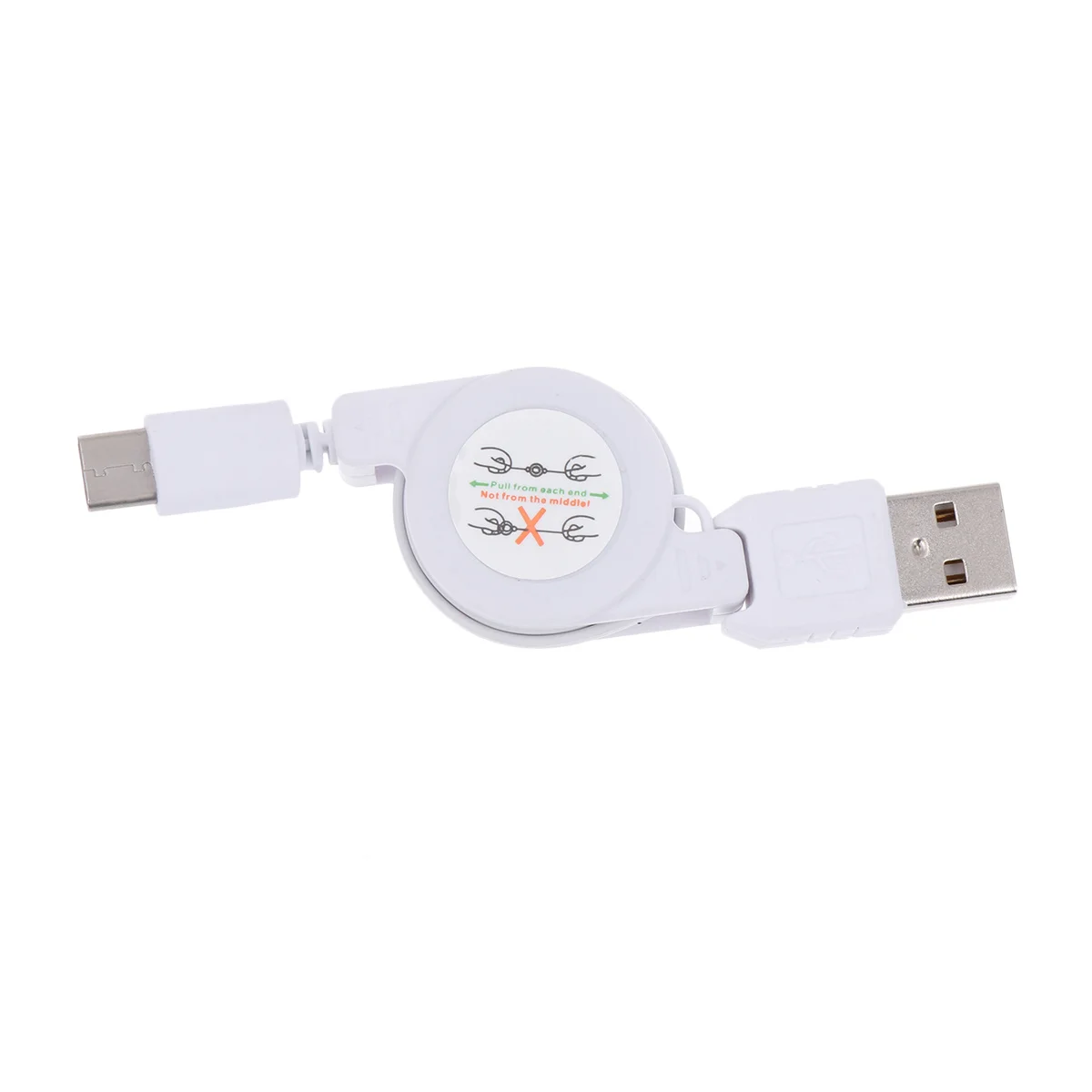 

Type-C USB 3.1 Retractable Charging Cable Portable Fast Cord Data Transfer for Phones Cord