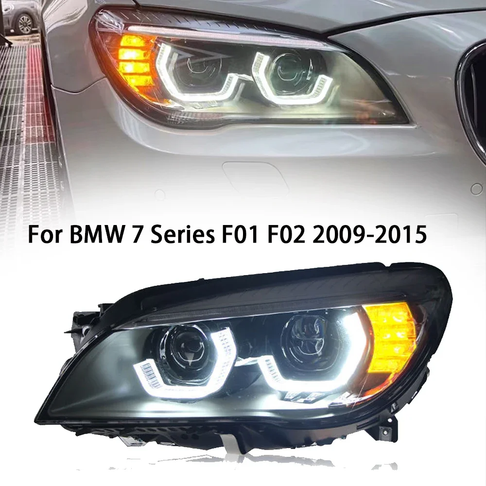 

Car Lights For BMW 7 Series F01 Headlight F02 2009-2015 LED Car Lamps Daytime Running Lights DRL Turn Signals Auto Parts