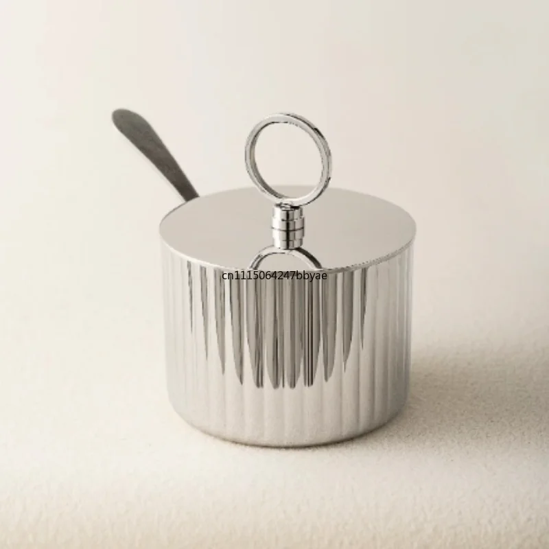 For Nordic Sugar Jar Seasoning Bottle Box High‑Value Kitchen Storage Container Light Luxury Kitchen Organizer