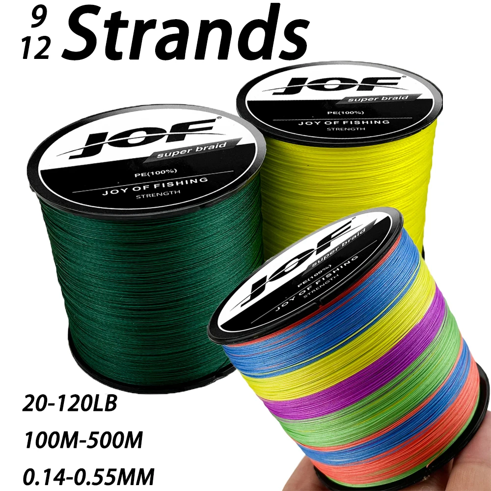 X9/X12 100% Original Japan Upgrade Fishing Line Smooth Multifilament Super Strong 20-120LB PE Line 100m/300m/500m pesca