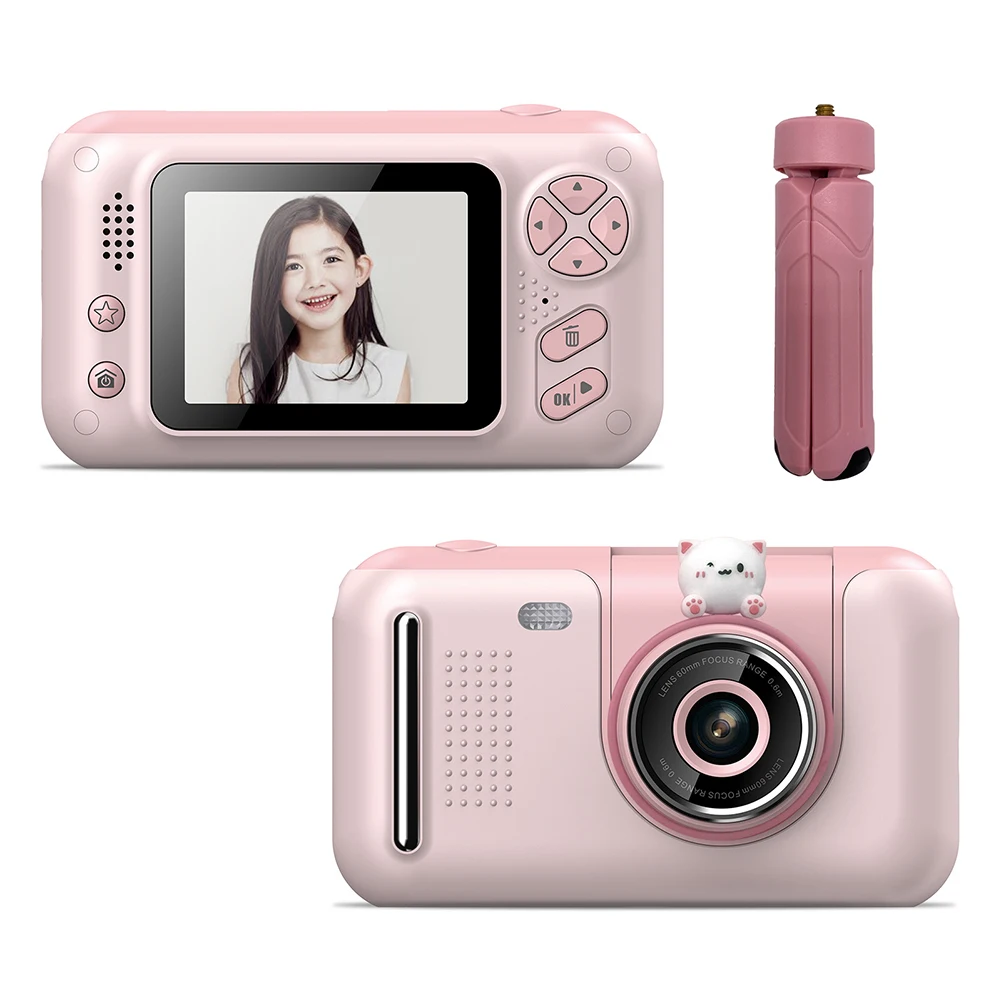 2.4inch Screen 40MP 1080P Dual Lens Kids Camera Children Birthday Gift Cartoon Cute Digital Camera