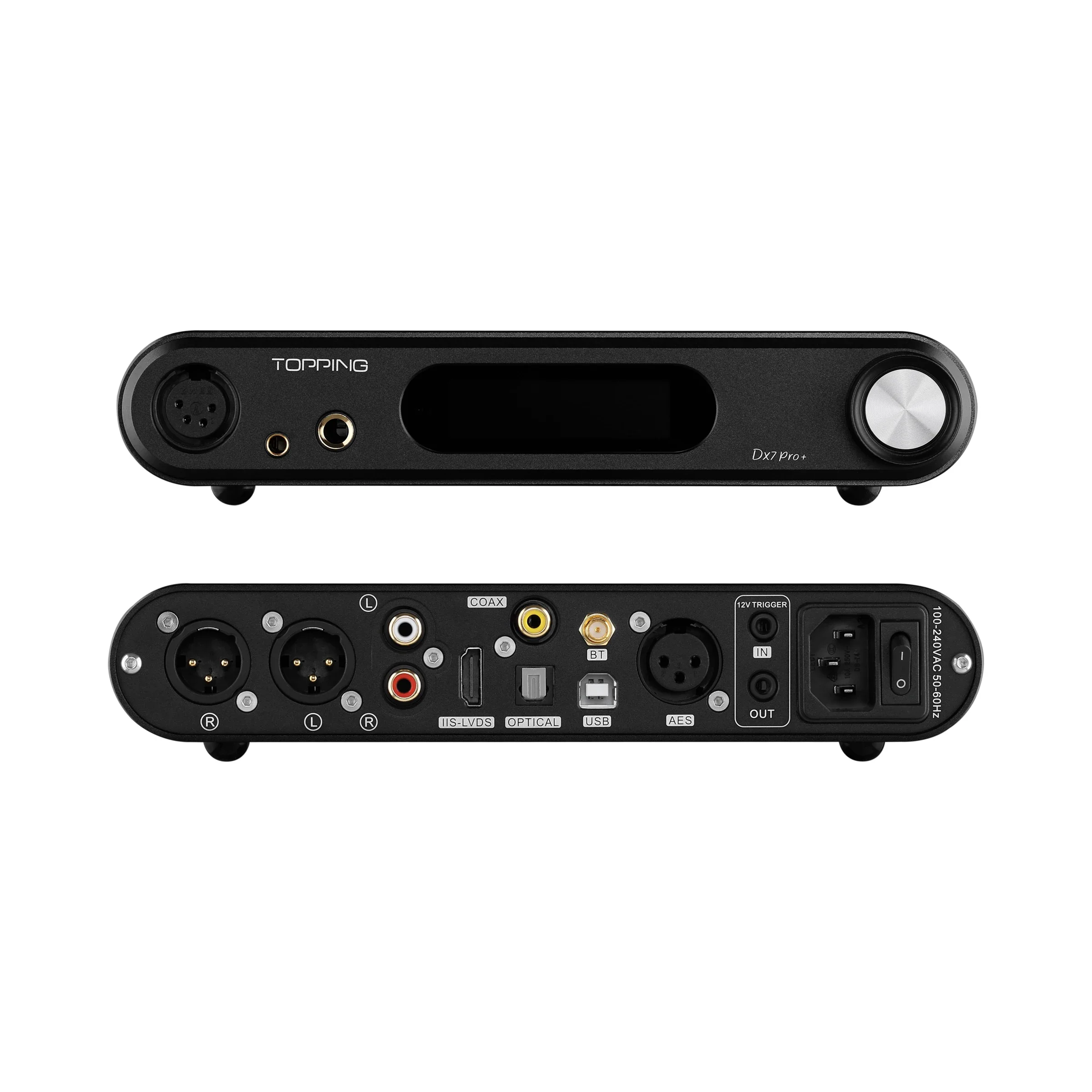 TOPPING DX7 PRO+ DAC AMP Bluetooth 5.1 Built-in NFCA Headphone Amplifier ES9038PRO chip Decoder DSD512 PCM768 LDAC audirect