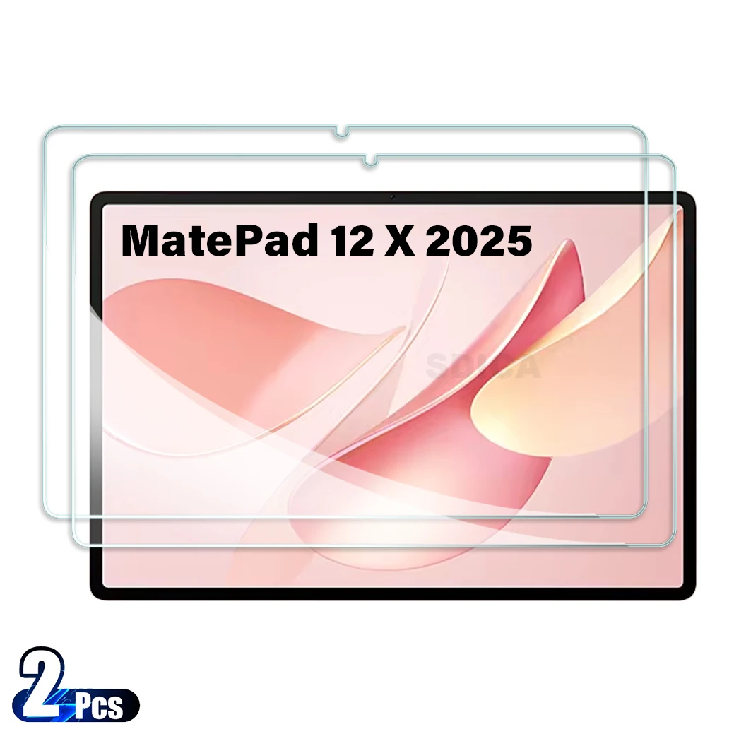 

2 шт. для Huawei MatePad 12 X 2025 закаленное стекло Защитная пленка для экрана MatePad 12X 12,0 дюймов Планшет против царапин HD Защитная пленка