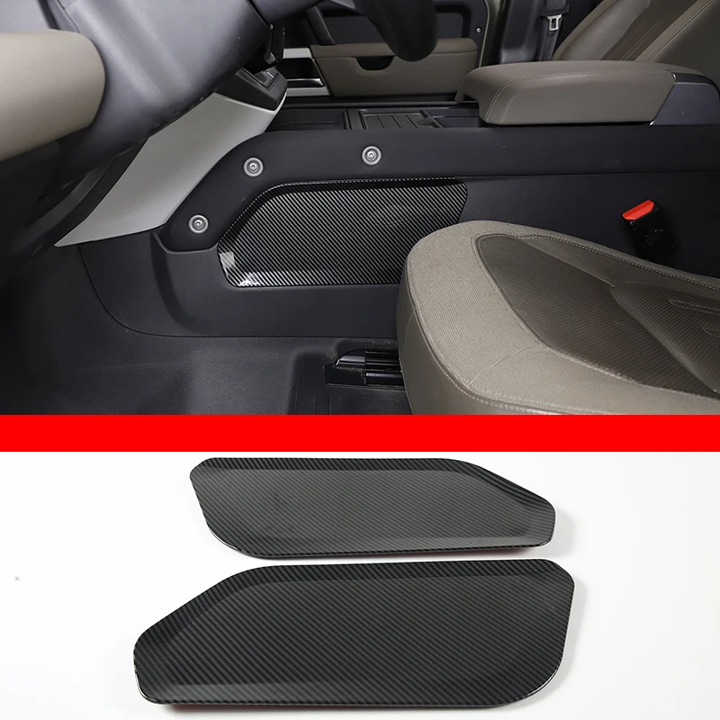 

For Land Rover Defender 110 20-23 Car Central Control Storage Box Partition Baffle Decorative Cover Sticker ABS Car Accessories