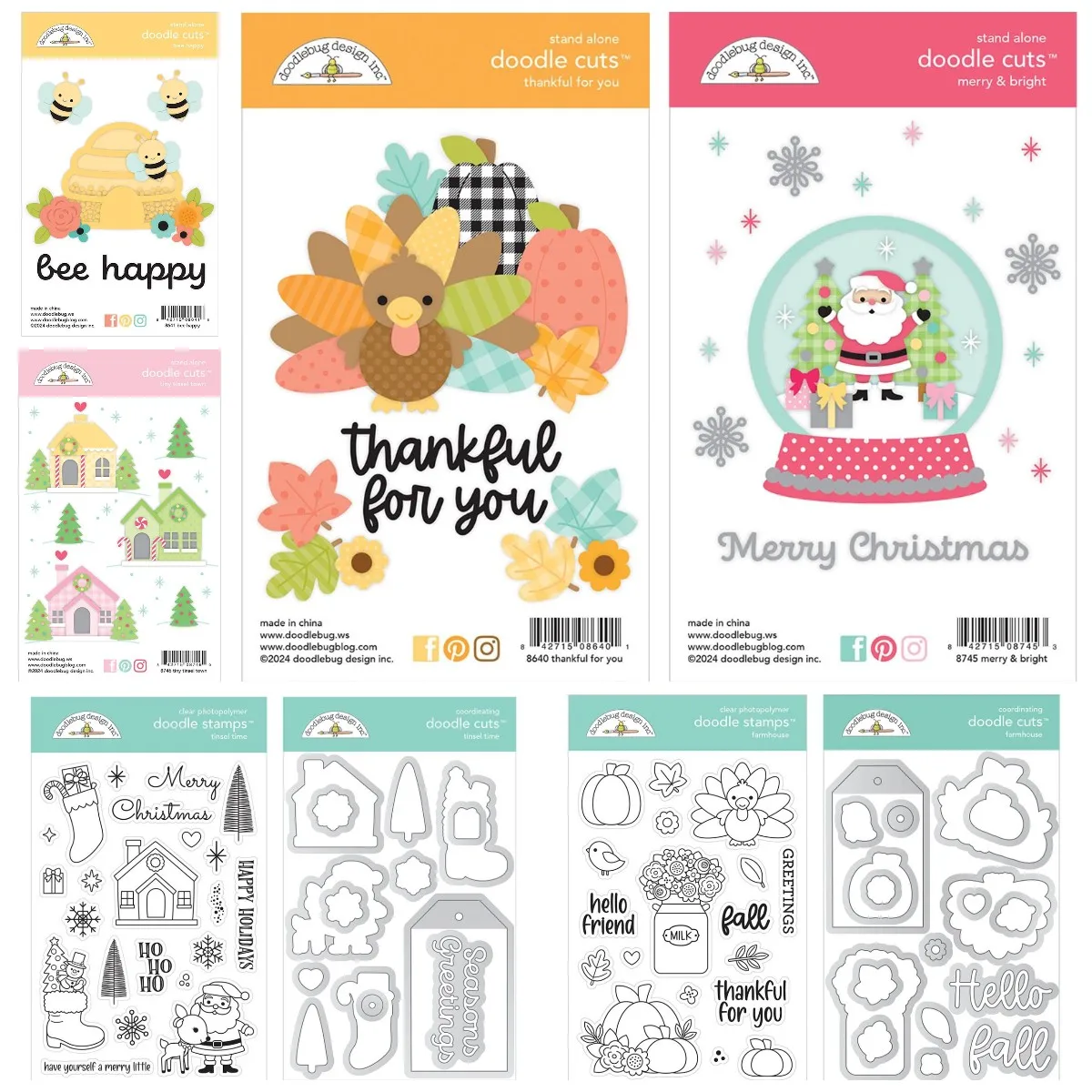 2024 عيد الميلاد أحدث النقش قطع يموت والطوابع اليدوية مرح ومشرق DIY بها بنفسك سكرابوكينغ بطاقات المعايدة مذكرات الحرفية ديكور #1