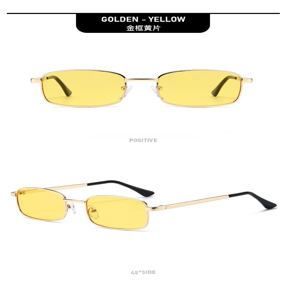 KLASSNUM Neue kleine Metall-Sonnenbrillen für Damen und Herren, trendige Retro-Brillen mit quadratischen und runden Rahmen, UV400-Brillen, Großhandel – Detail 9