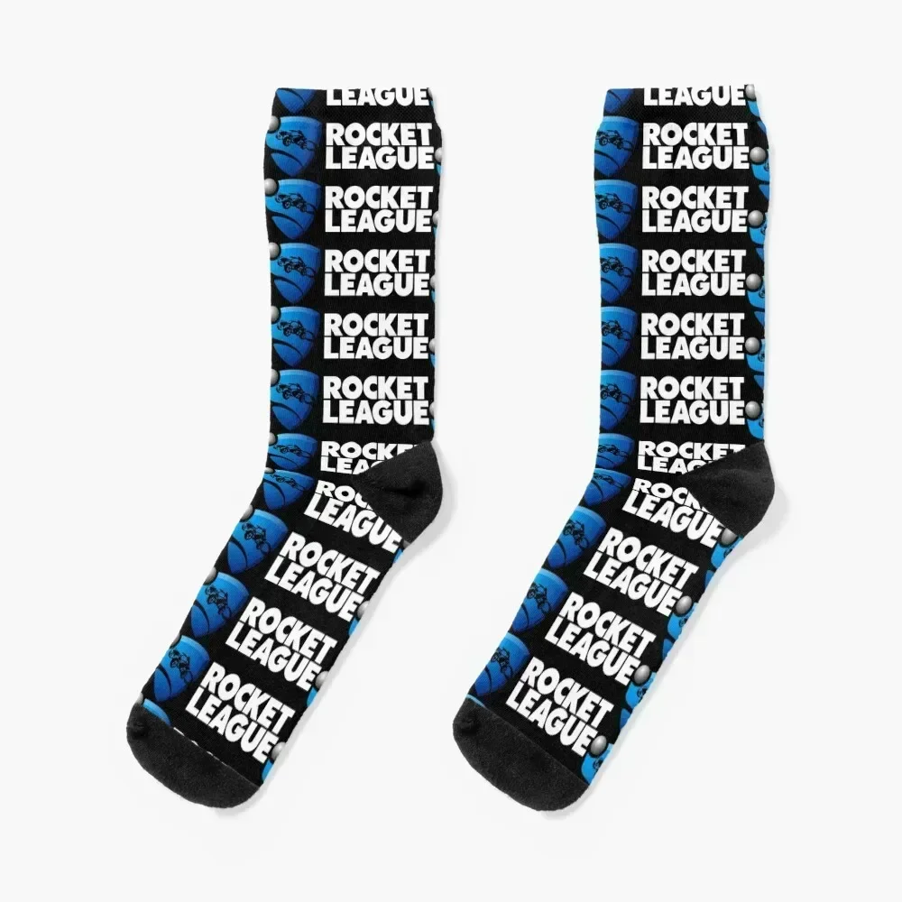 Rocket League Black Logo Socks Antiskid soccer funny gifts custom sports valentine gift ideas Socks Girl Men's