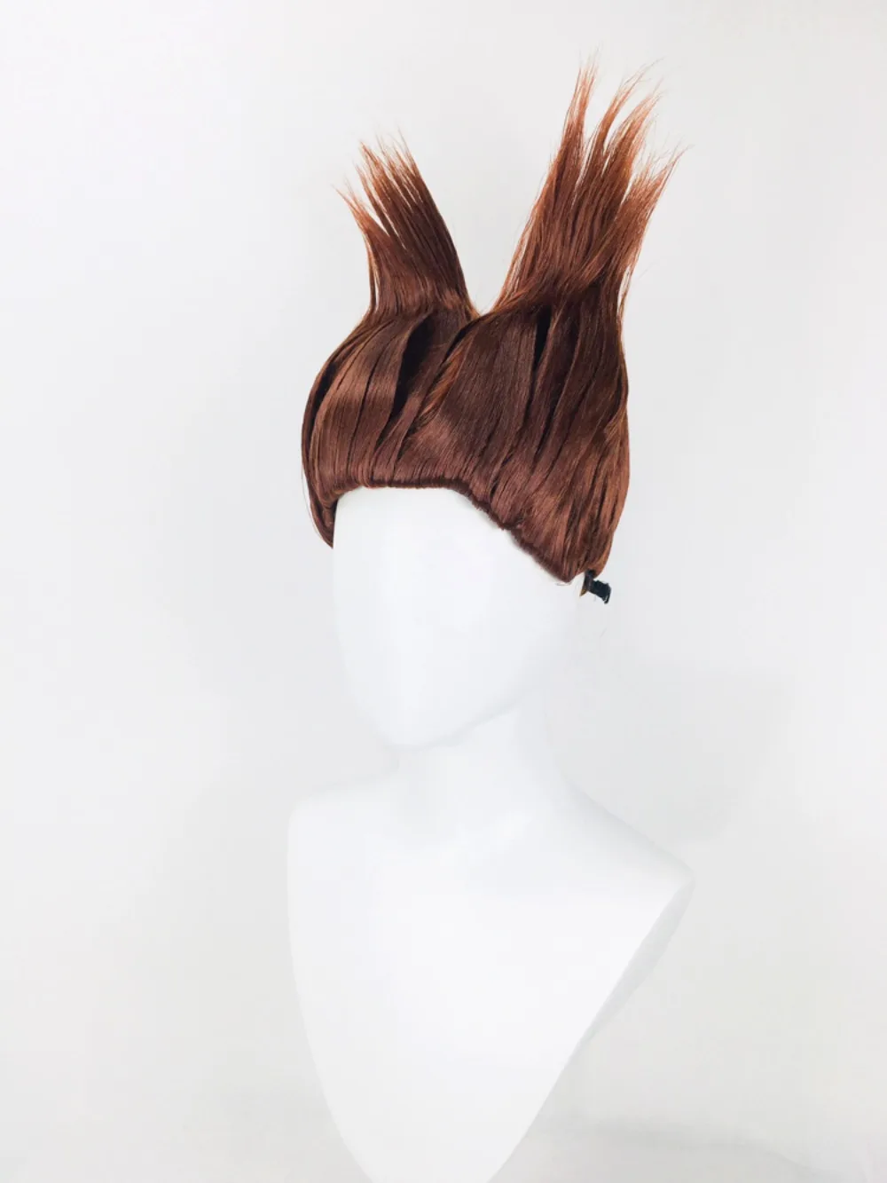 Choji Akimichi Cosplay Wig Reddish Brown Spiked Up Hair