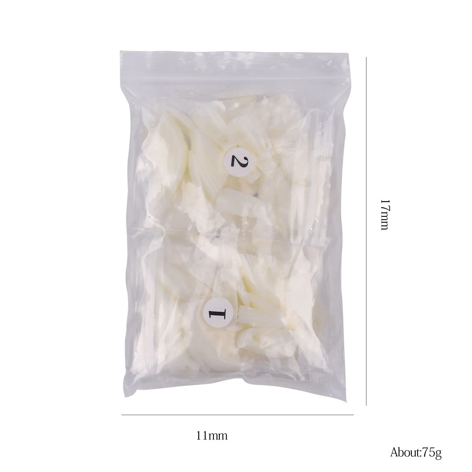 أطراف تزيين الأظافر الزائفة طبيعية وواضحة ، أظافر ، لوح طلاء بالأشعة تحت البنفسجية ، أدوات تجميل الأظافر ، قلب ، تجويف خارجي ، أكريليك ، من من من من الأكريليك #6