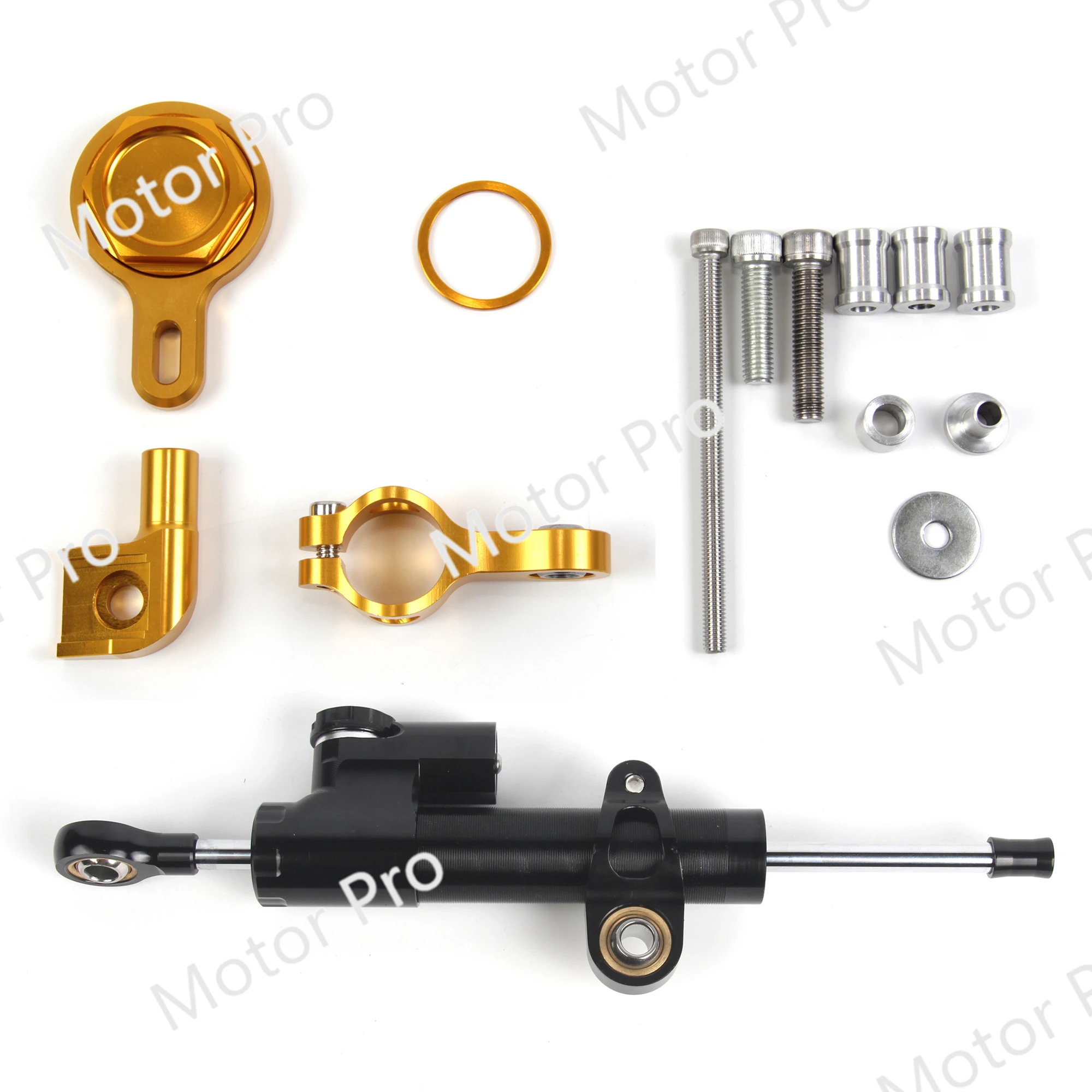 

For YZF R1 1999-2005 Stearing Damper Stabilizer CNC Mount Bracket Set fit Yamaha 2000 2001 2002 2003 2004 YZF R1 Spare Part