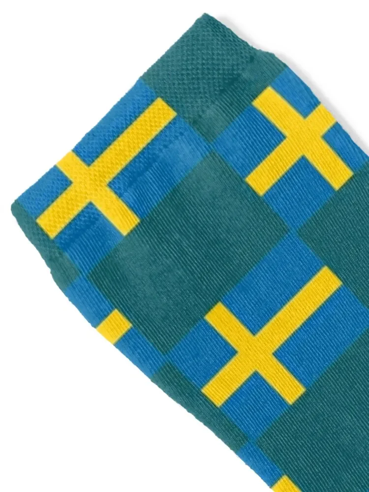 Sweden Flag Swedish Flag Socks compression New year\'s christmas gifts Male Socks Women\'s