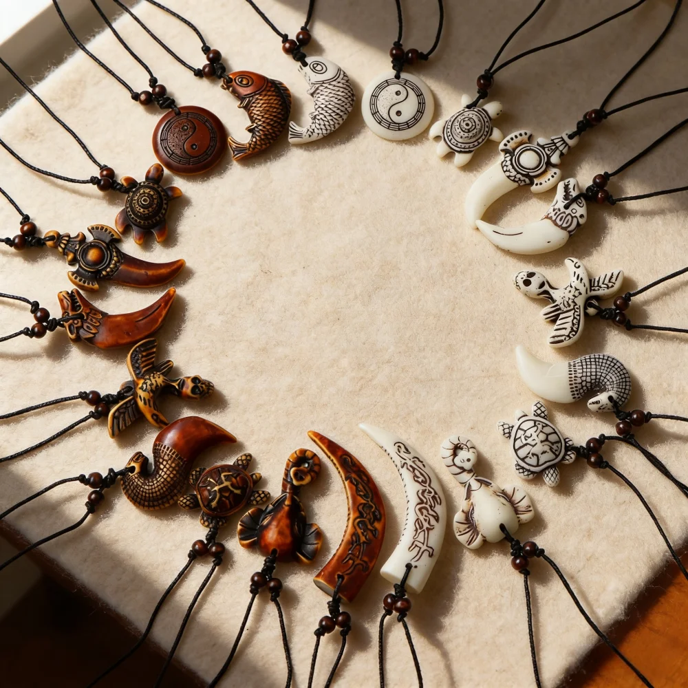 6/10/12 Teile/los Mode Vintage Einfache Schildkröte Tai Ji Fisch Einstellbare Halsketten Für Männer Frauen Seil Kette schmuck Zubehör Geschenke