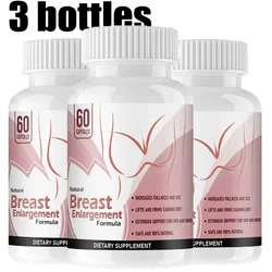 3 Capsules Chest Breast Capsules Maintenance Dietary Supplement, Breast Shape and Size